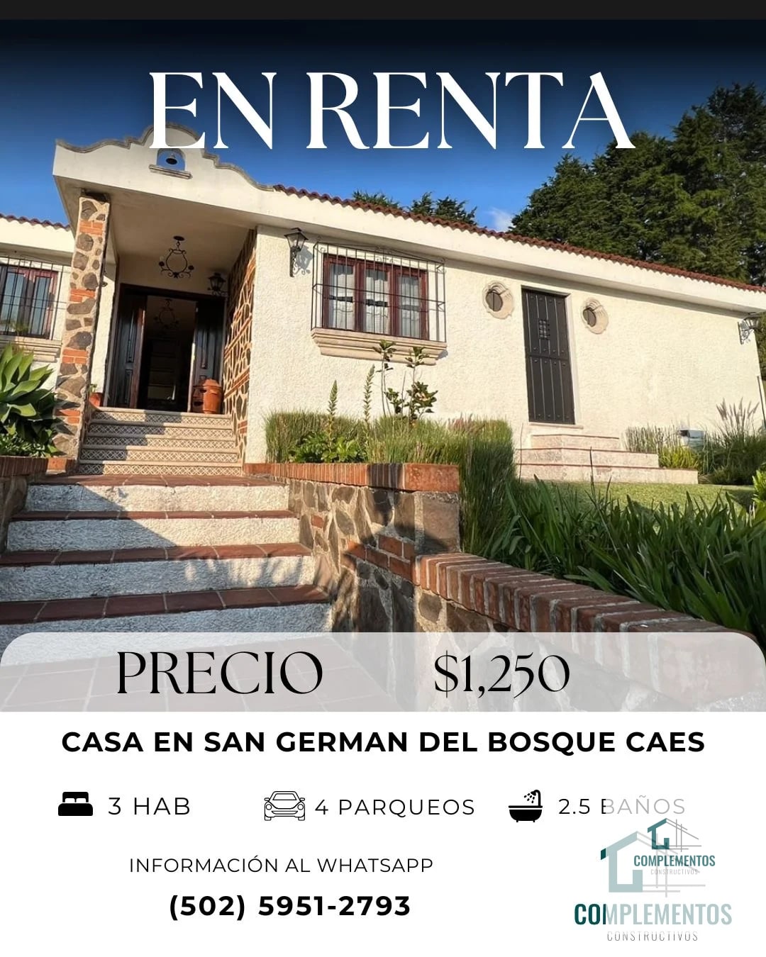 San German del Bosque, Casa en Renta CAES - 1