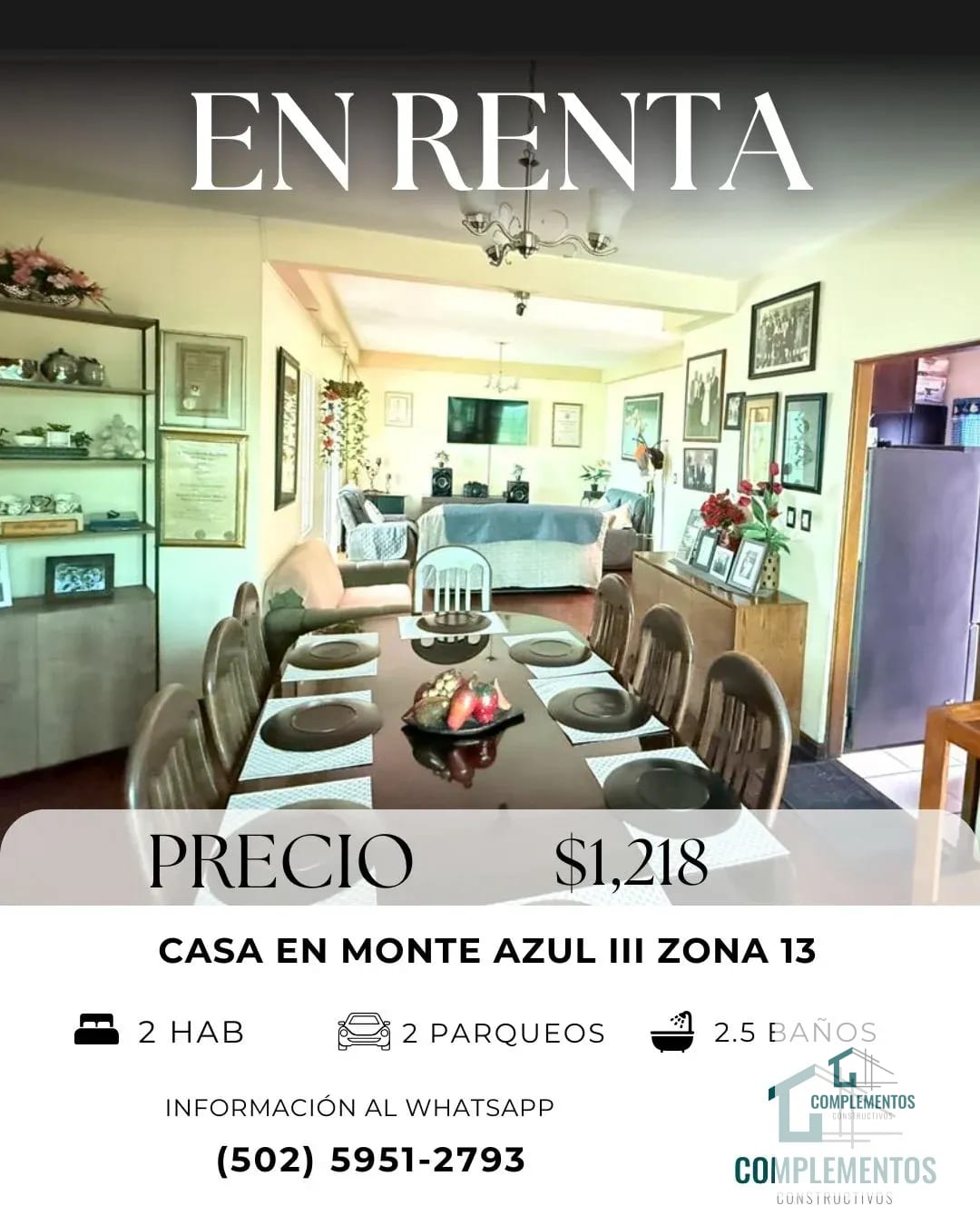Comdominio Monte Azul Zona 13. — Casa en Alquiler en Monte Azul, Zona 13, Guatemala, Ciudad — foto 1 de 8