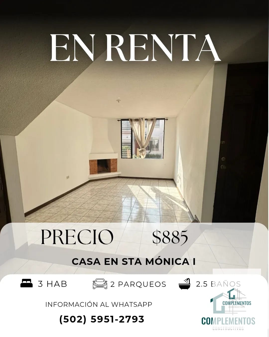 Santa Monica I, Casa en Renta CAES entrada de Olmeca — Casa en Alquiler en Santa Monica I, Carretera a El Salvador, Guatemala, Ciudad — foto 1 de 10