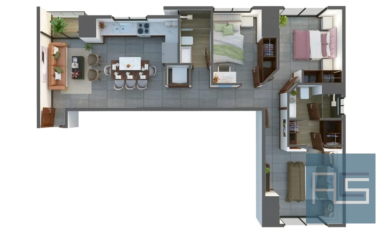 Moderno Apto en Venta para estrenar de 3 habitaciones en Vista Hermosa II, zona 15 — Apartamento en Venta en Arles, Zona 15, Guatemala, Ciudad — foto 13 de 17