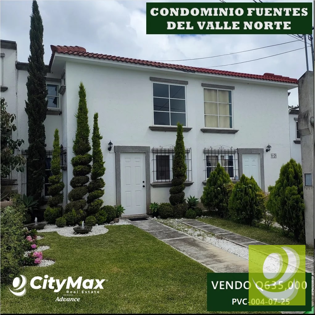 CASA CONDOMINIO FUENTES DEL VALLE NORTE 2, CHINAUTLA - 1