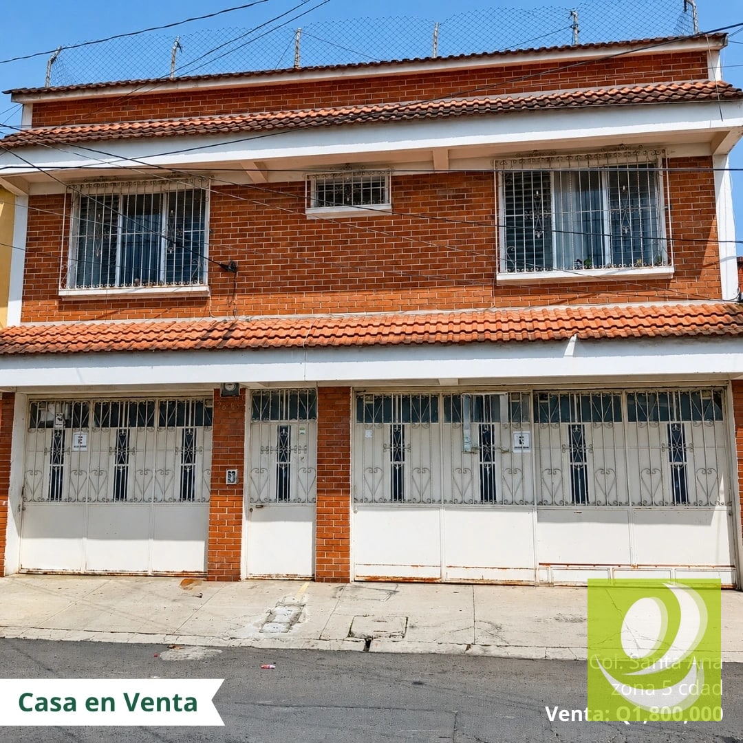 Casa en Venta en Colonia Santa Ana zona 5 cdad — Casa en Venta en Zona 5, Guatemala, Ciudad — foto 1 de 8
