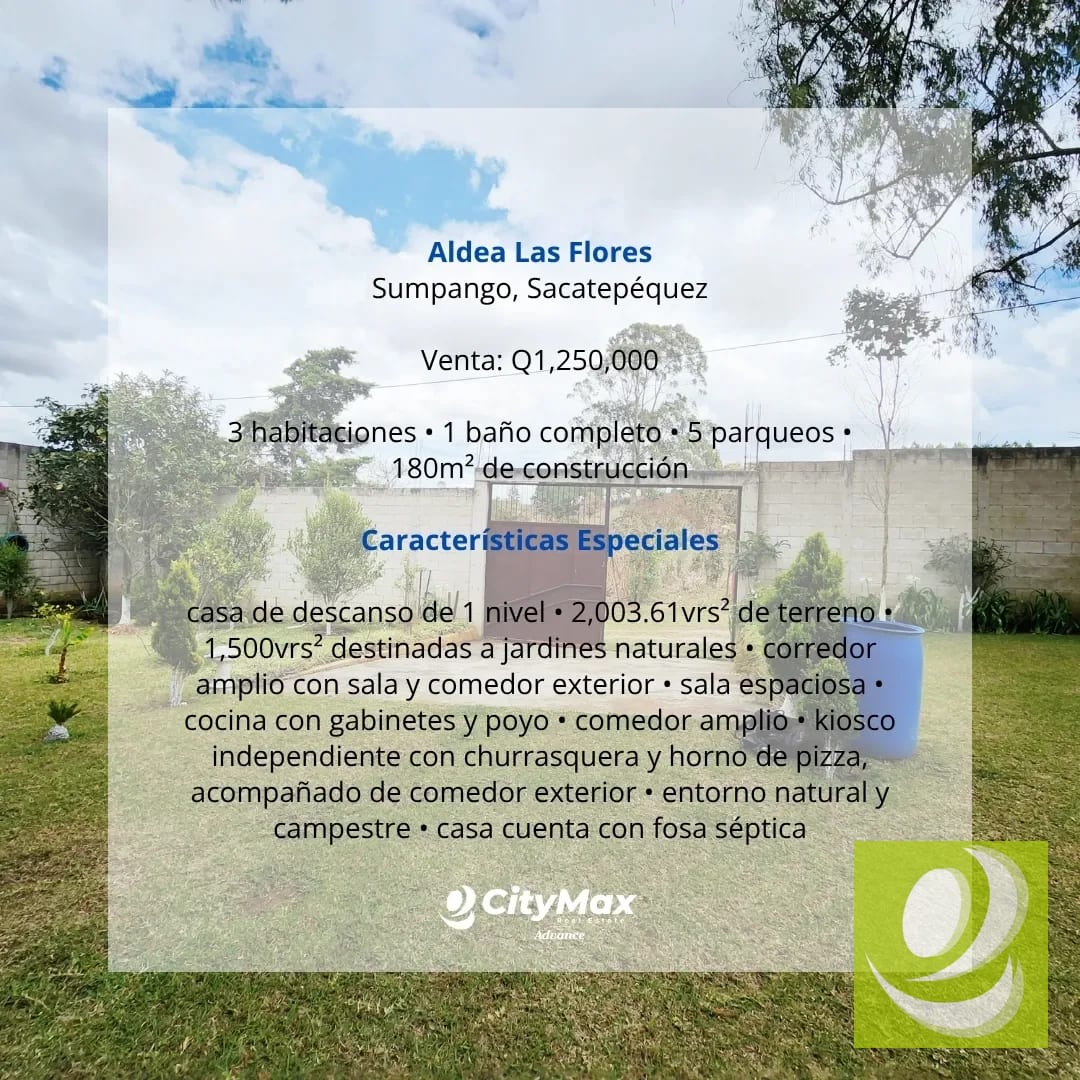 Casa en Venta en Sumpango Sacatepéquez — Casa en Venta en Sumpango, Sacatepéquez — foto 7 de 8