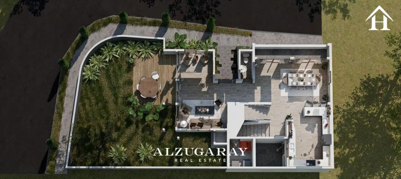 CASA PARA ESTRENAR CON JARDIN - 3 HAB/ CONDOMINIO ARRAZOLA CAES - 4