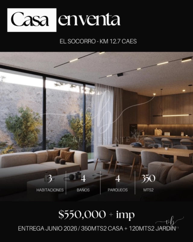 Casa nueva en venta - El Socorro km 12.7 CAES - 1