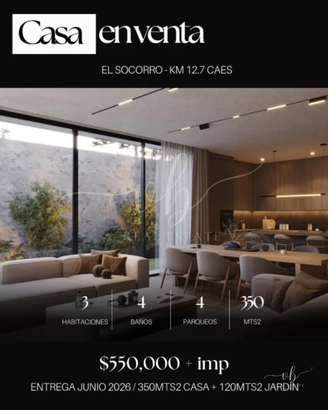 Casa nueva en venta - El Socorro km 12.7 CAES — Casa en Venta en El Socorro, Carretera a El Salvador, Guatemala, Ciudad — foto 1 de 1