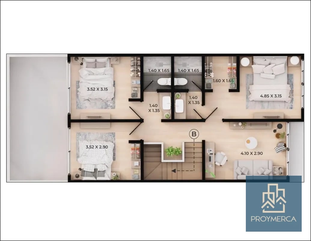 Casa nueva en alquiler, Laures de San Isidro, Zona 16 - 14