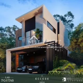 Casa nueva de 3 habitaciones con jardín | COND. LAS 7 GOTAS, Km 16.5 CAES — Casa en Venta en Carretera a El Salvador, Guatemala, Ciudad — miniatura 3 de 16