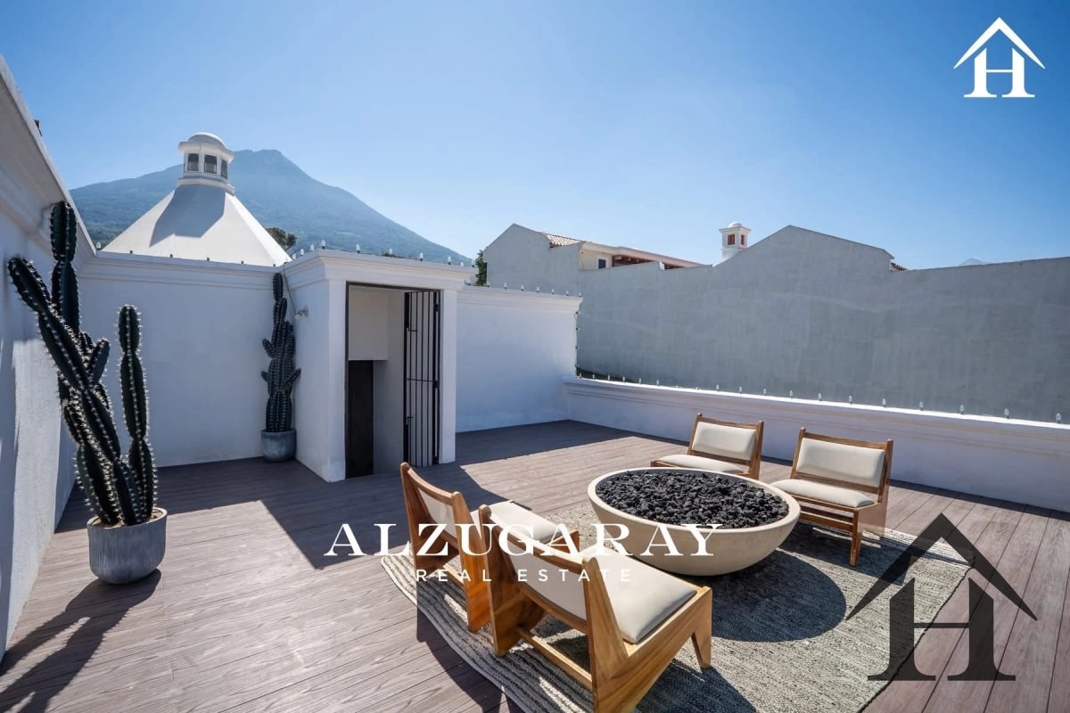 casa de 1 nivel con piscina  / amueblada / condominio Antigua - 7