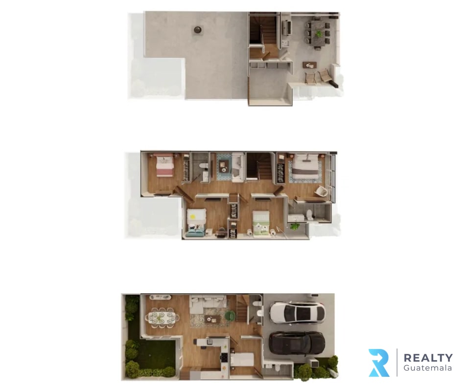 PROYECTO Casas en Condominio Persea de Arrazola, Carretera a El Salvador - 5